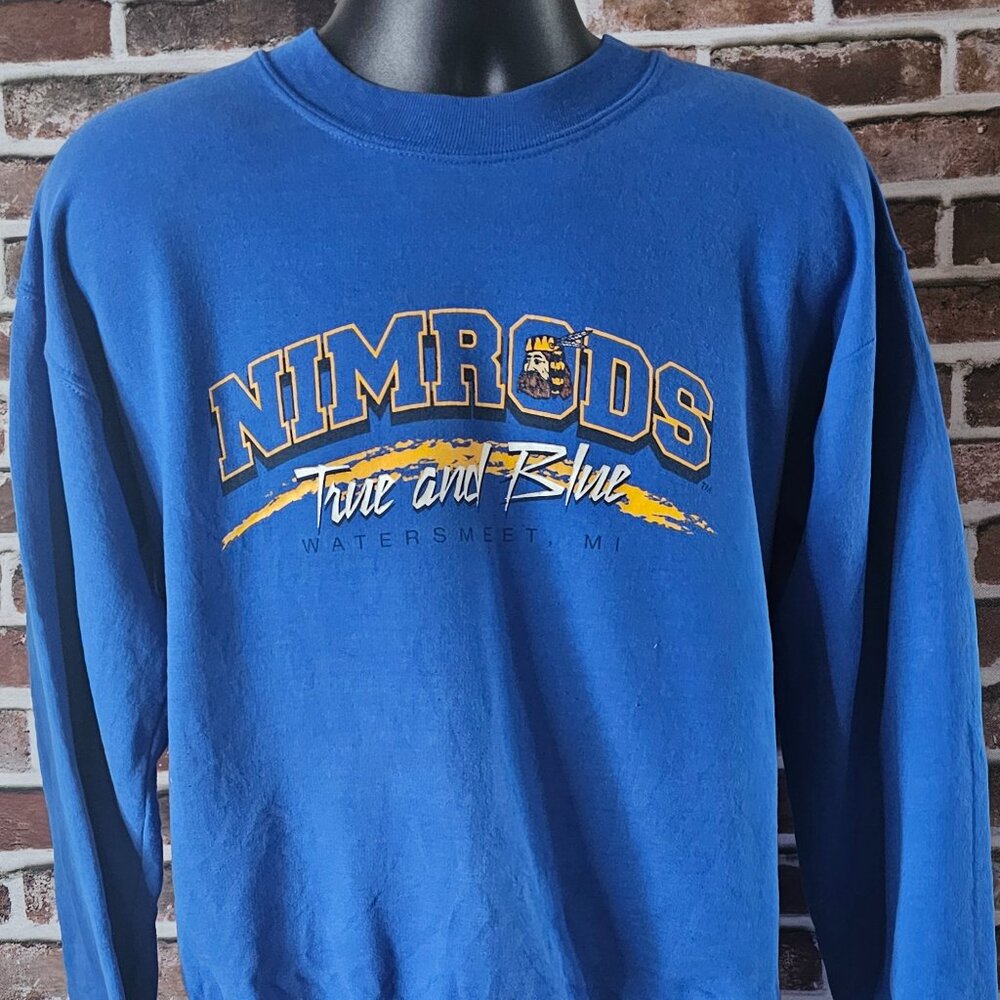 Watersmeet Nimrods Vintage Crewneck Sweatshirt Size Adult Medium